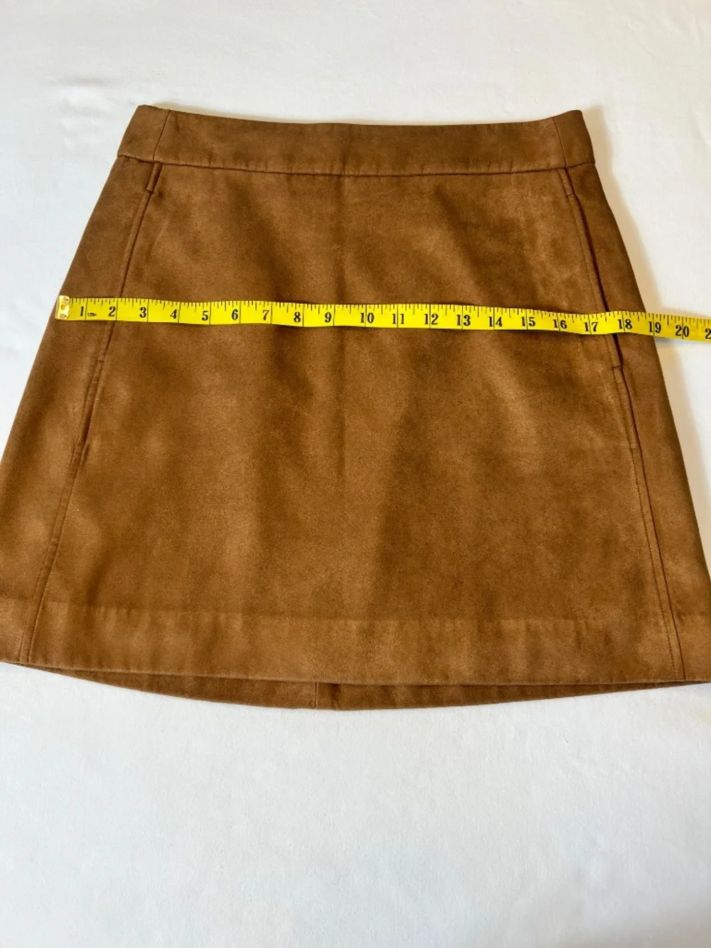 J. Crew faux suede mini skirt